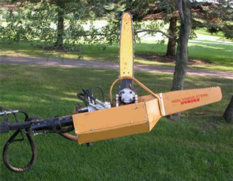 skid steer hot saw|skid steer limb saw attachment.